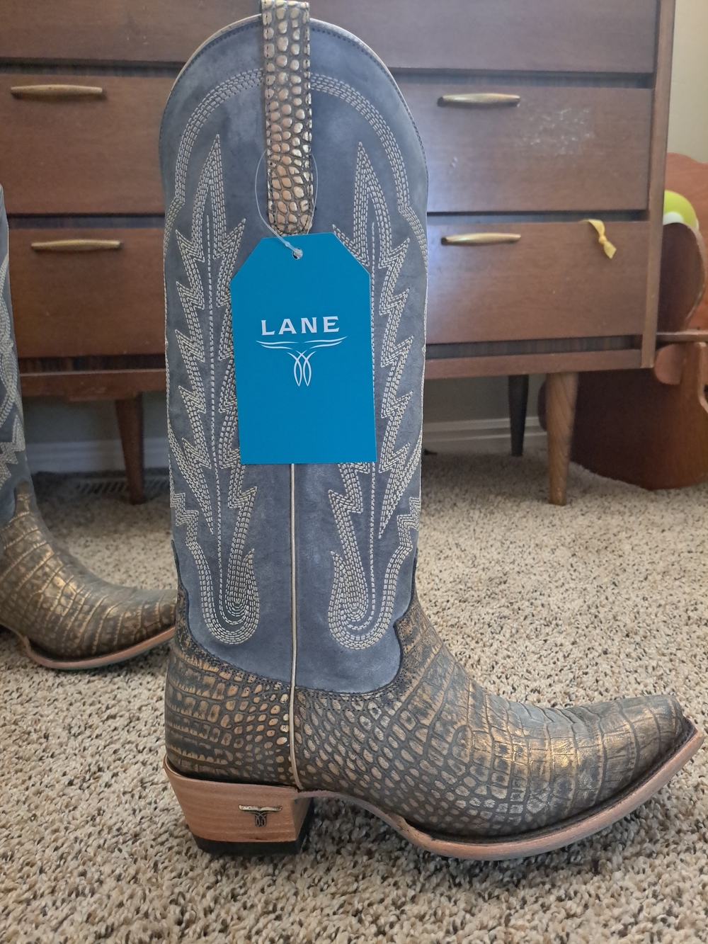 Size 10 Lane Womens Cowboy Boots. - Picture 2 of 10